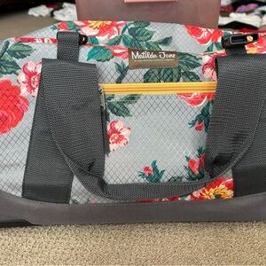 Matilda Jane Floral Gray Duffel Bag